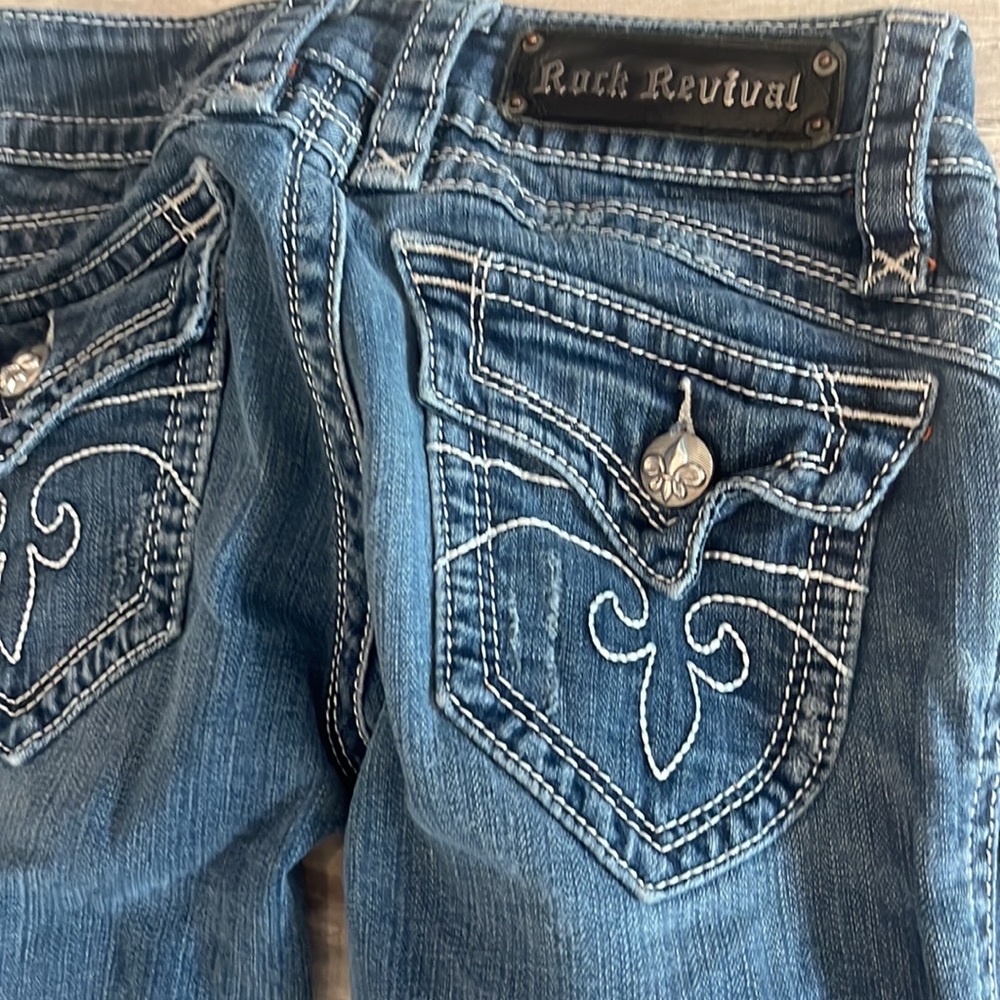 Rock Revival‎ Women’s Jeans Size: 26 Color: Blue Gwen Boot